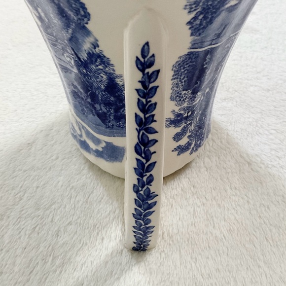 Alfred Meakin “Tintern” Blue White Transferware Pitcher England 1950s 28oz - Picture 14 of 16
